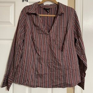 Lane Bryant Neutral pull over top 18/20